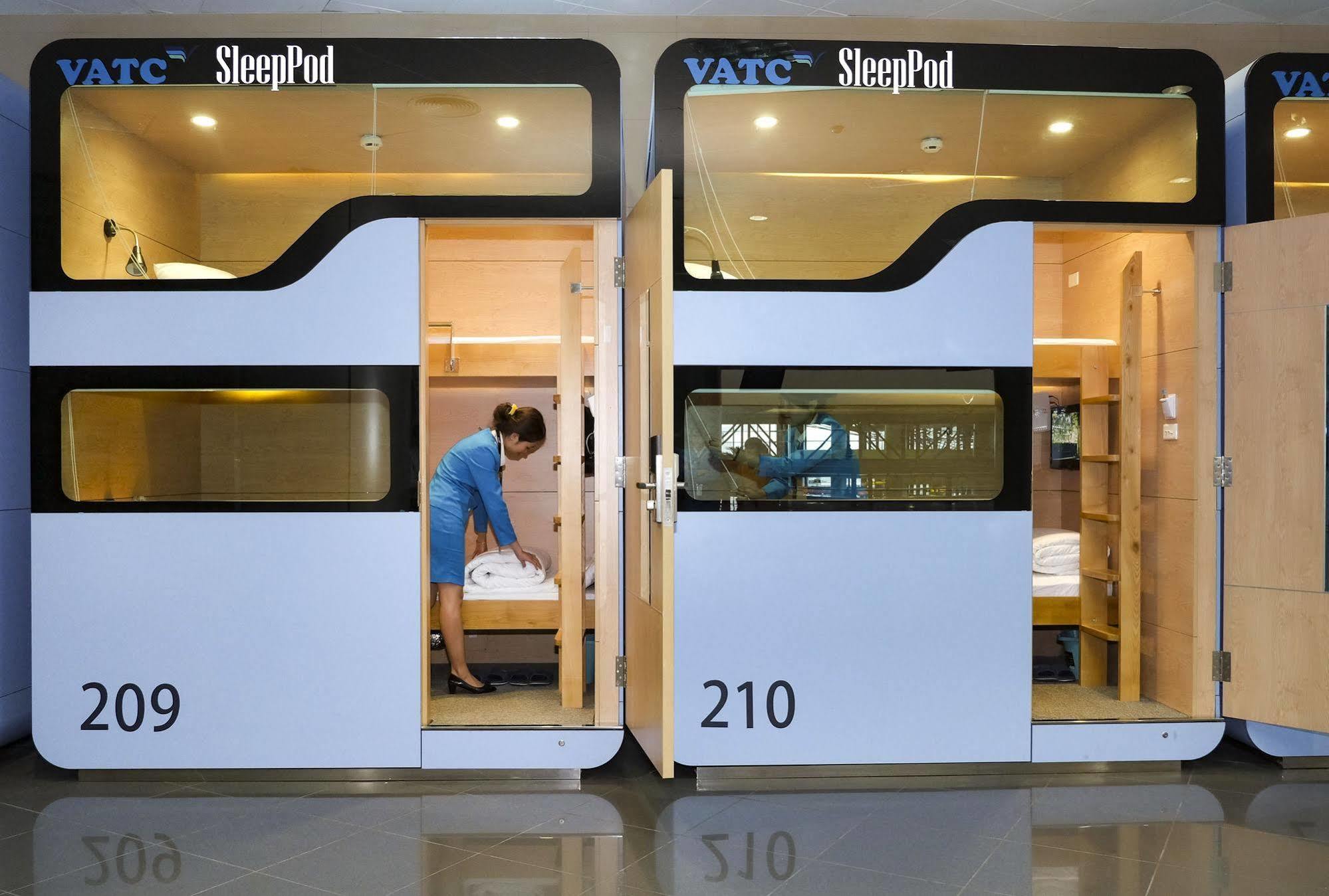 Отель Vatc Sleep Pod Terminal 2 Нойбай Экстерьер фото