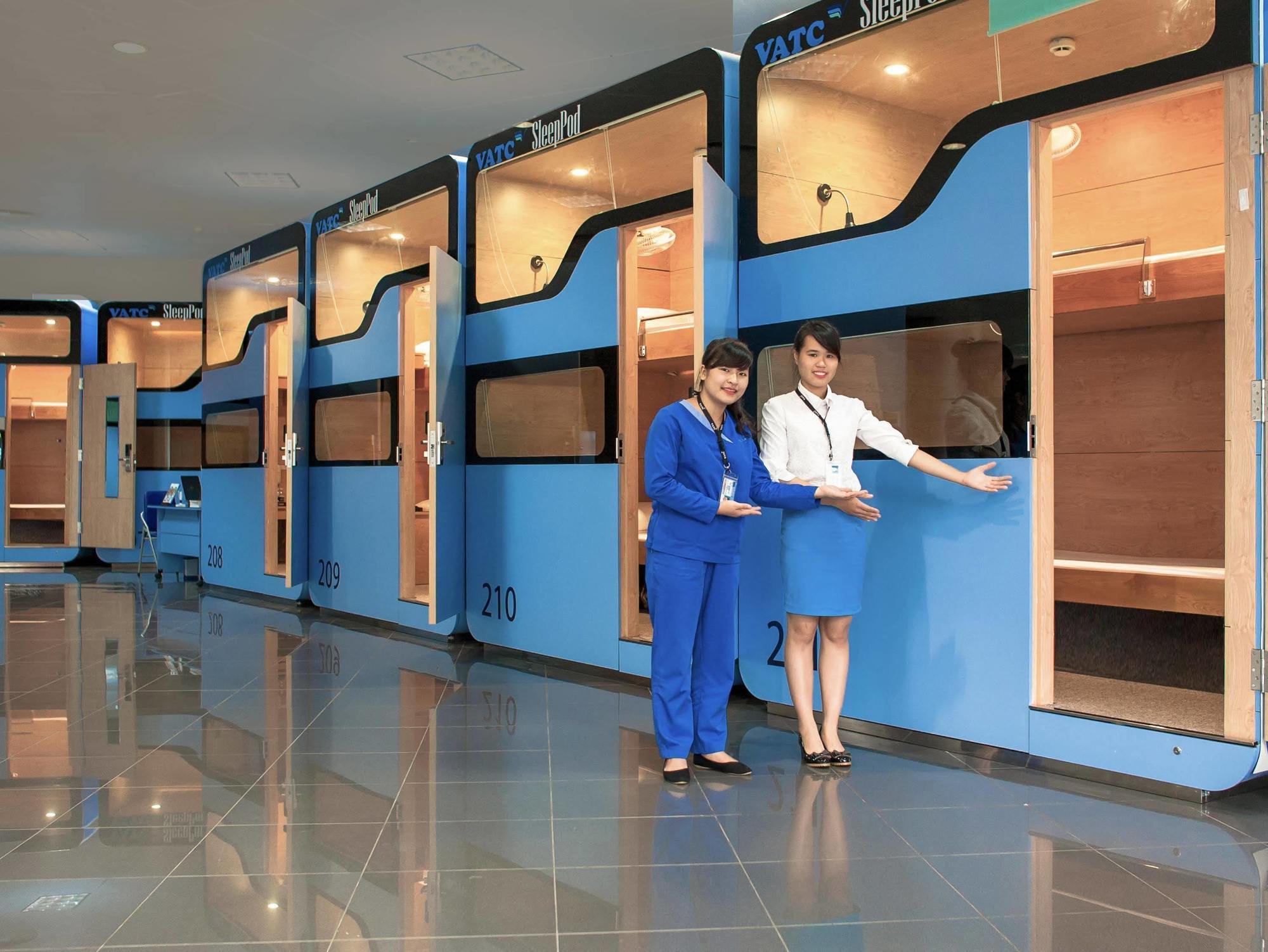 Отель Vatc Sleep Pod Terminal 2 Нойбай Экстерьер фото